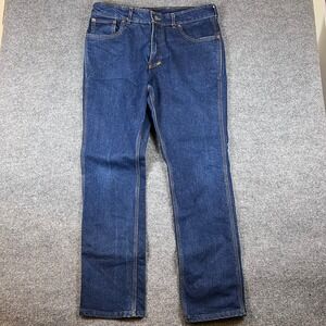 Origin Maine Jeans Mens 38x34 Blue Dark Wash Denim Stretch Made in USA
